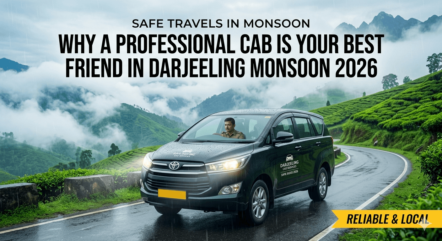 Why a Professional Cab Service is Your Best Friend This Darjeeling Monsoon (2026)