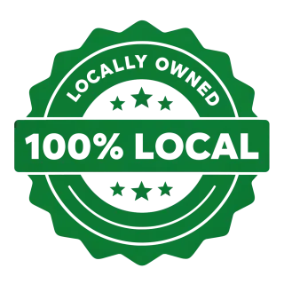 Locally owned and operated, 100% local
